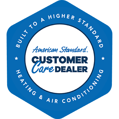 We are an American Standard Customer Care Dealer.